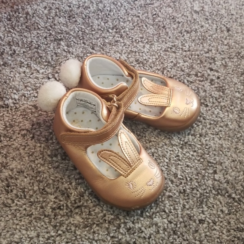 Carters walking shoes - Golden bunnies